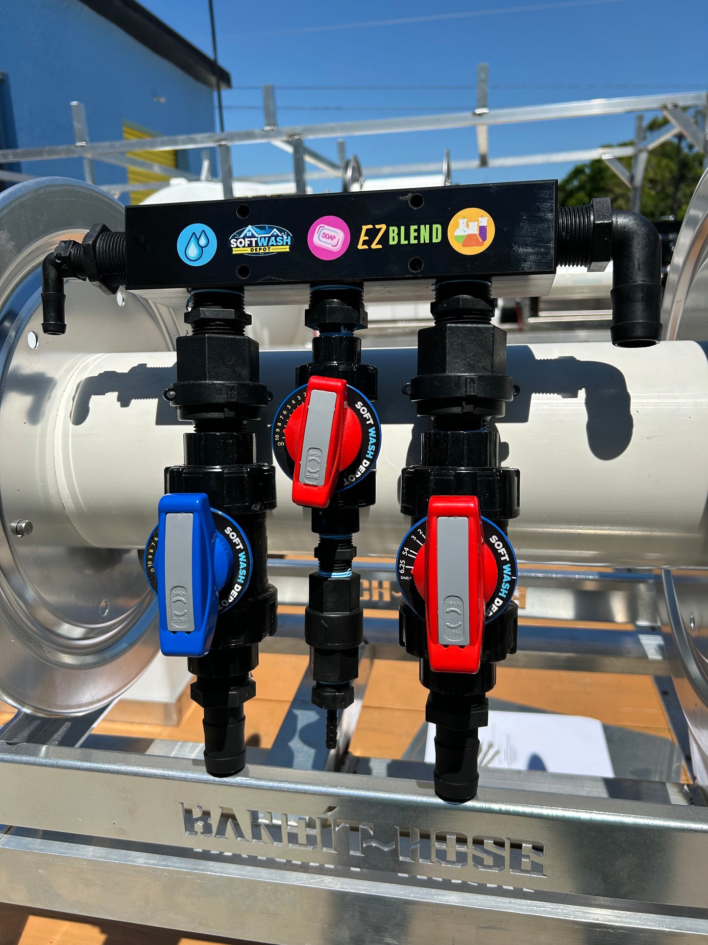 SWD EZ Blend w/ Precision Flow Metering Valves Proportioner