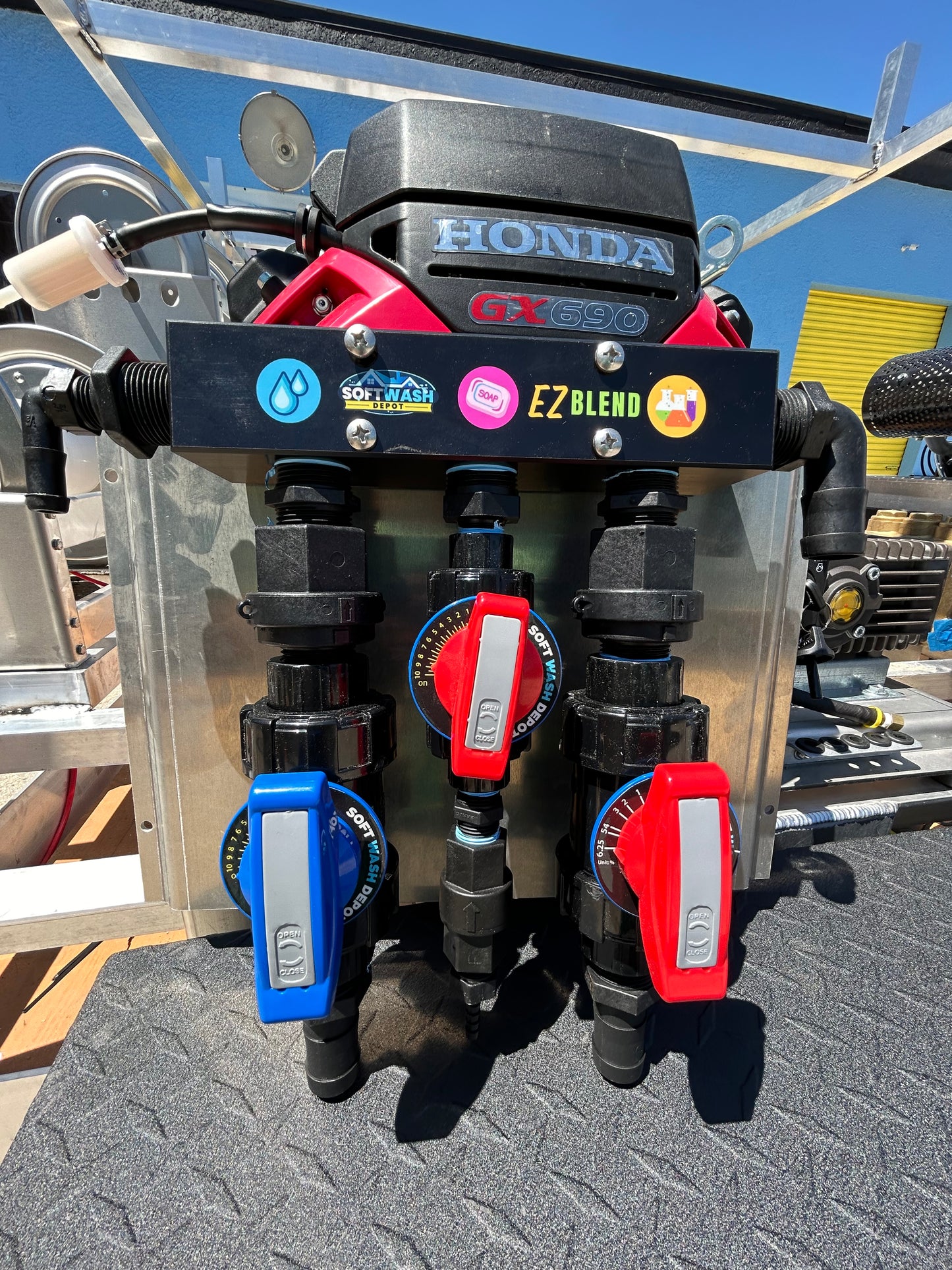 SWD EZ Blend w/ Precision Flow Metering Valves Proportioner