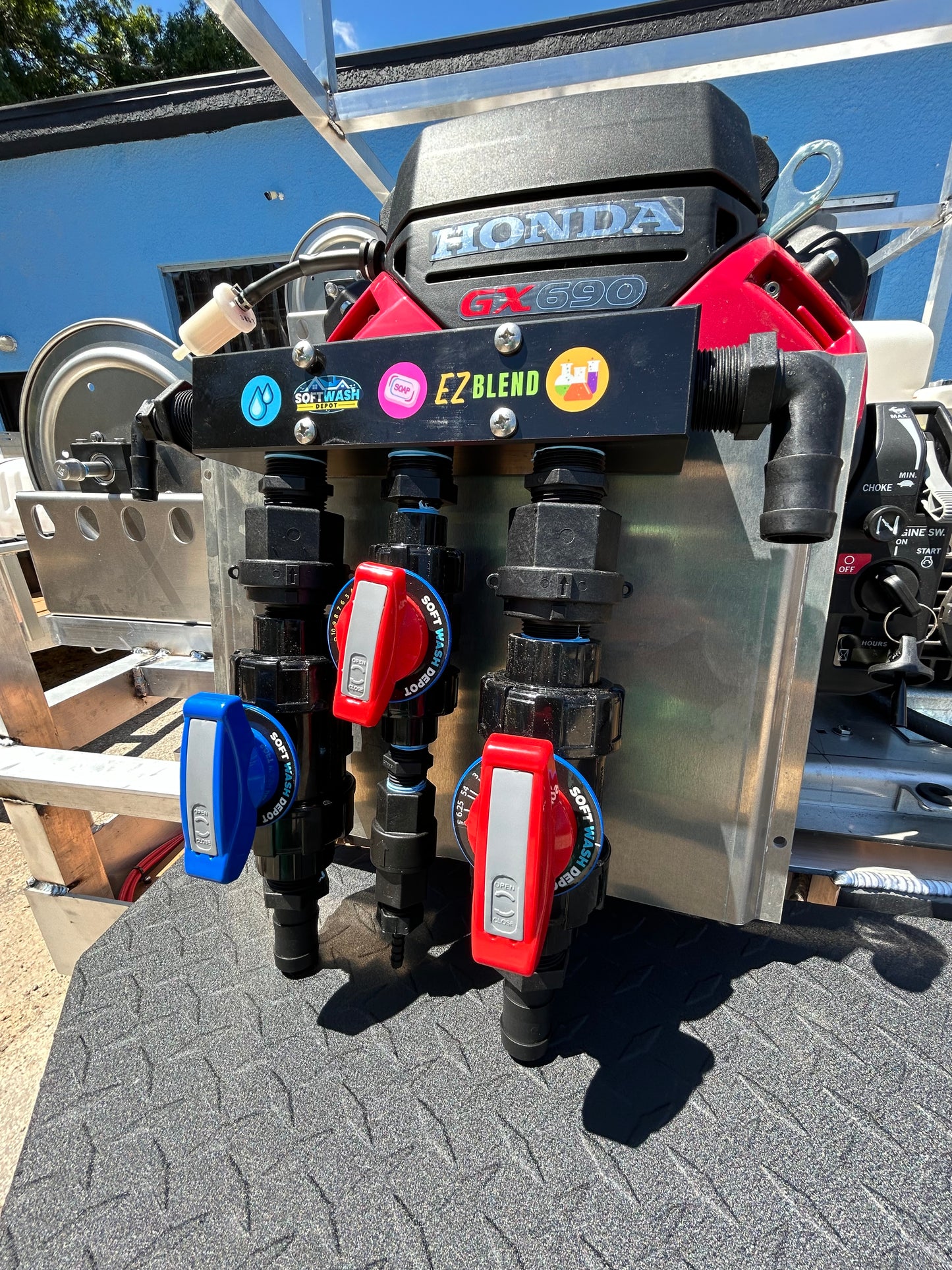 SWD EZ Blend w/ Precision Flow Metering Valves Proportioner