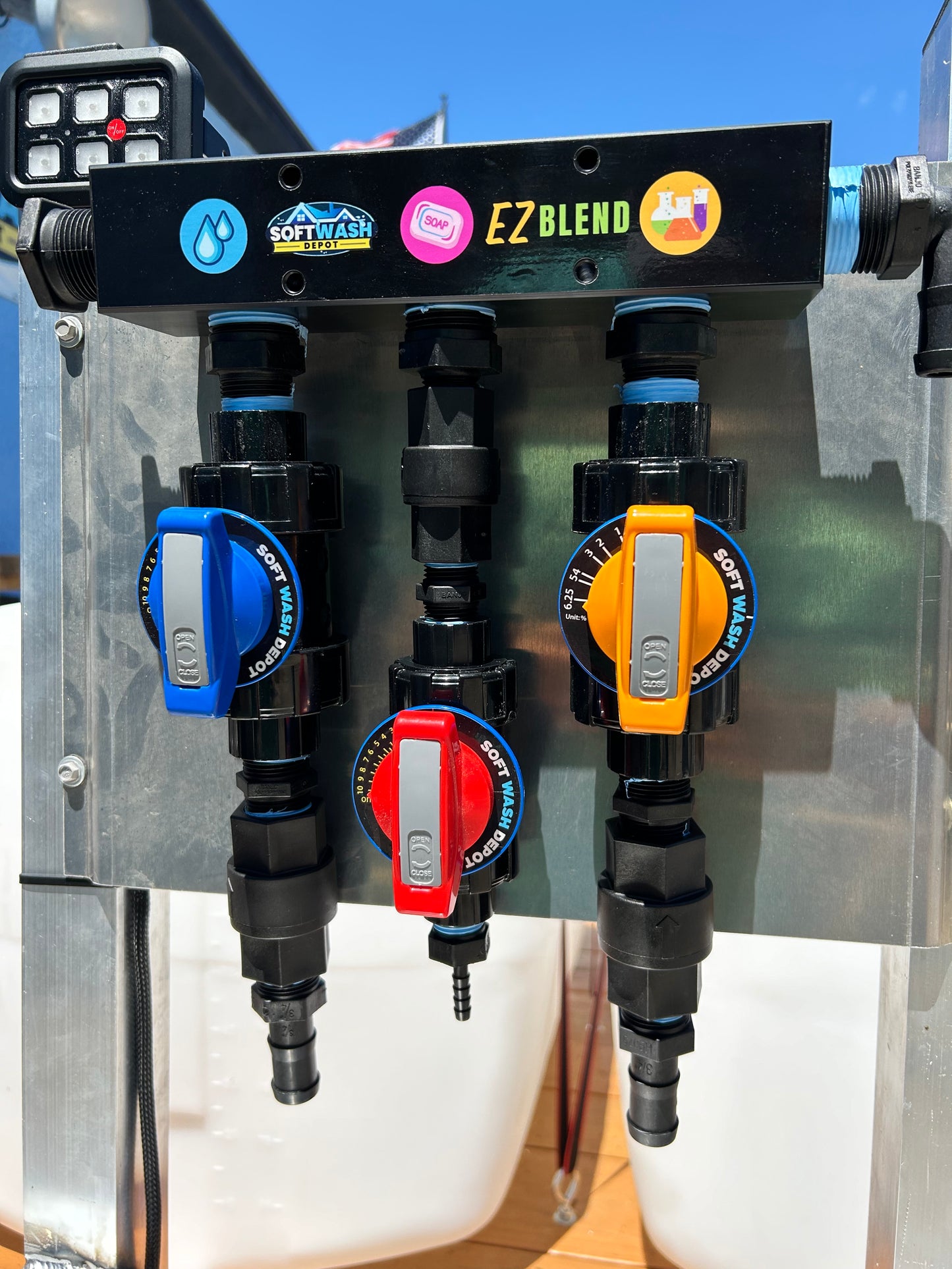 SWD EZ Blend w/ Precision Flow Metering Valves Proportioner