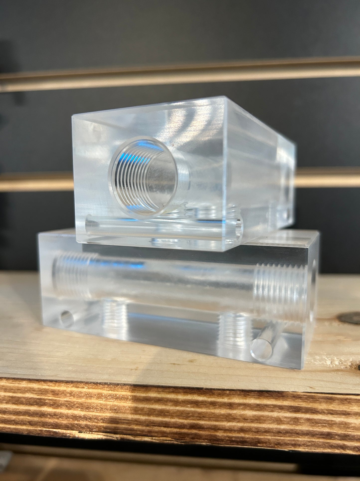 Clear Acrylic Downstream Manifold 2 Port & 3 Port