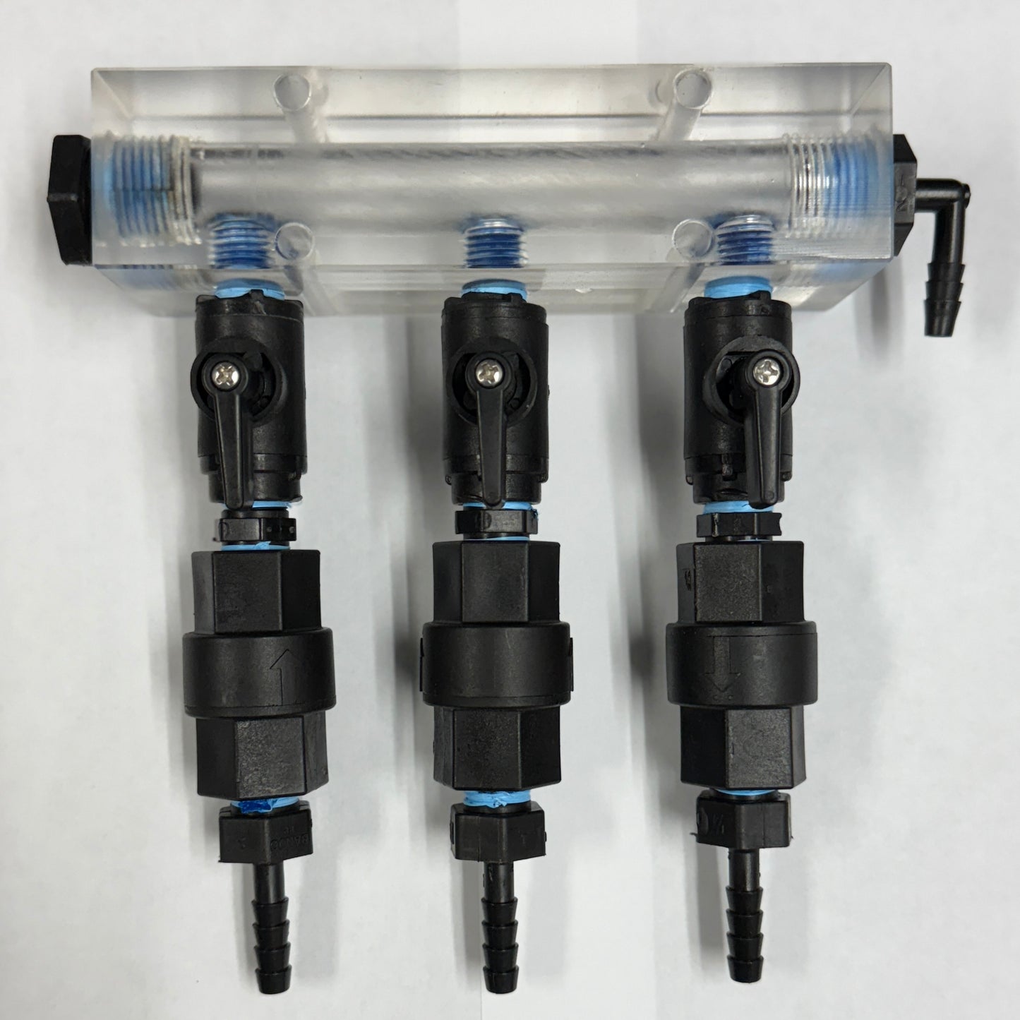 Clear Acrylic Downstream Manifold 2 Port & 3 Port