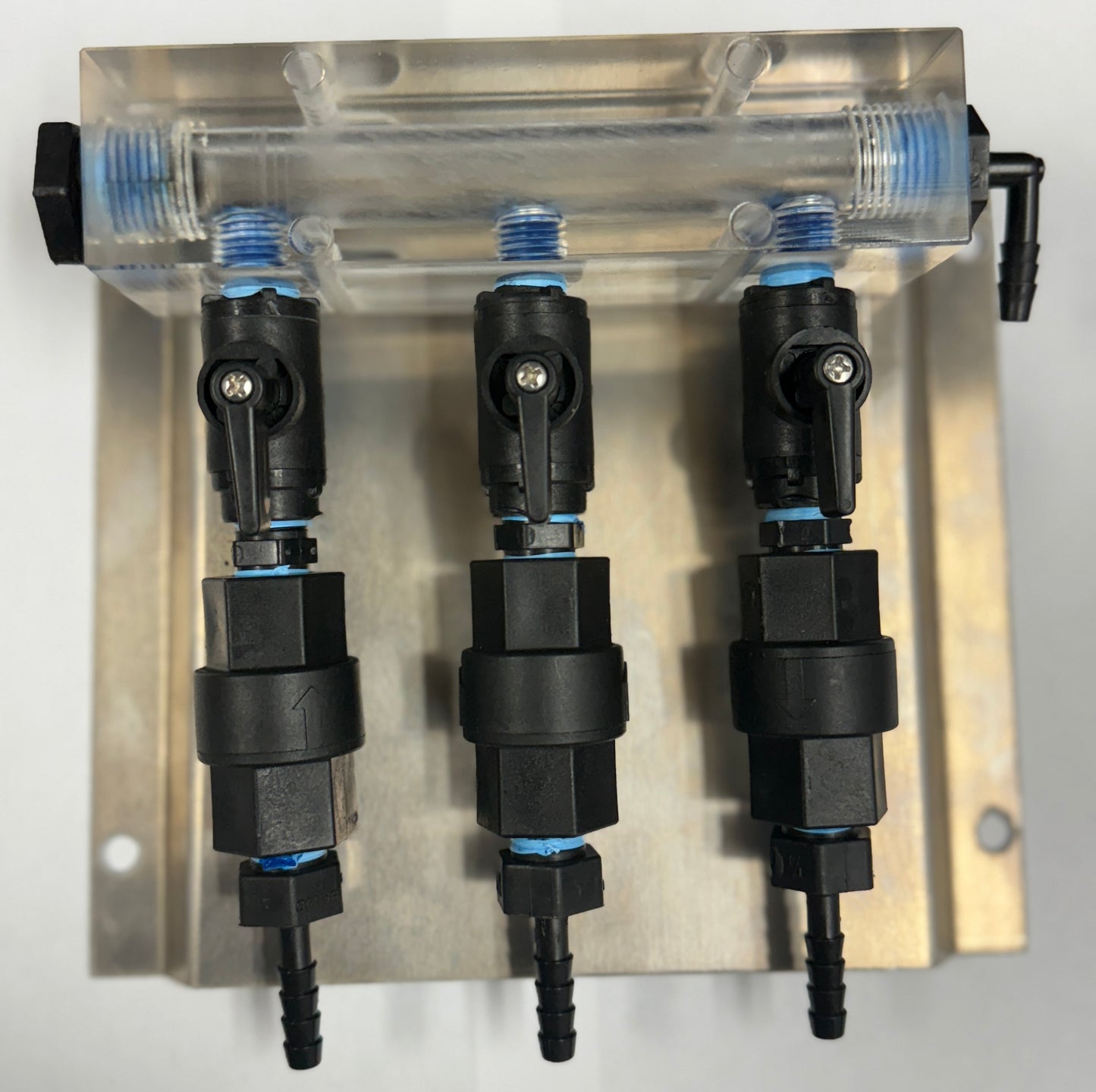 Clear Acrylic Downstream Manifold 2 Port & 3 Port