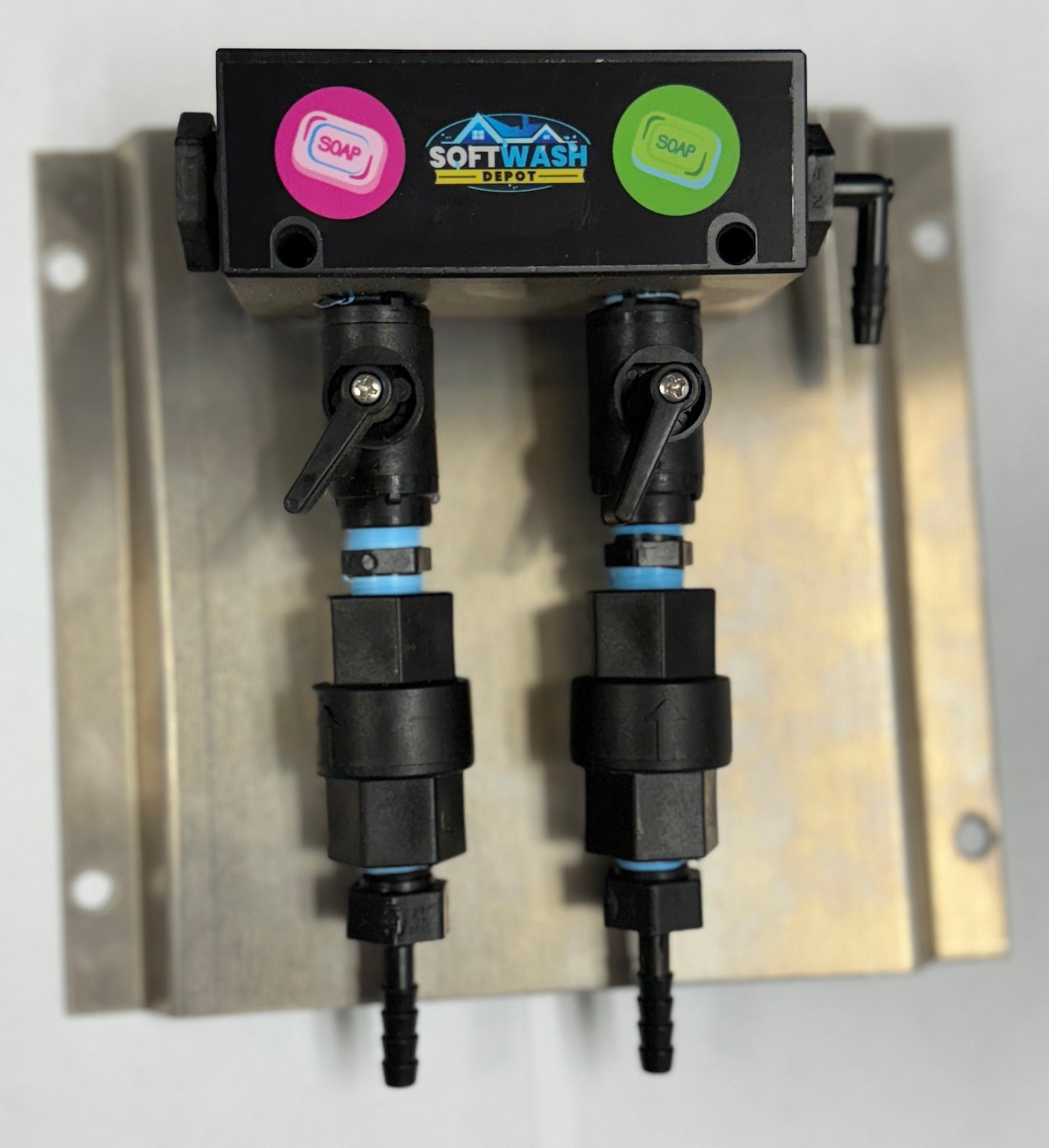 Downstream 2 & 3 Port Black Manifold