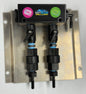 Downstream 2 & 3 Port Black Manifold