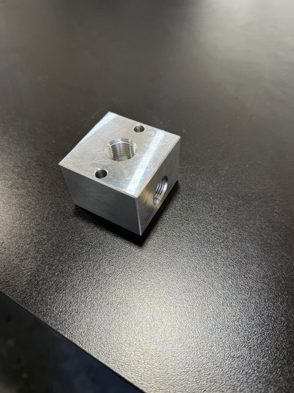 3-Way Aluminum 3/8" Unloader/Bypass Block