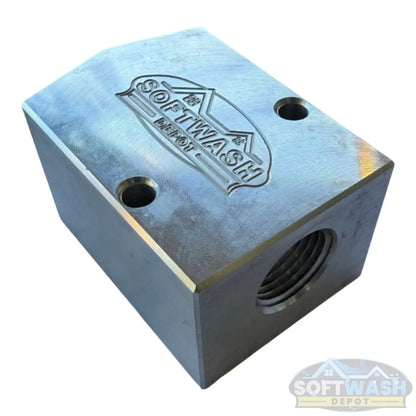 SWD Aluminum 1/2" Twinning Block - Double Your Flow, Maximize Your Efficiency