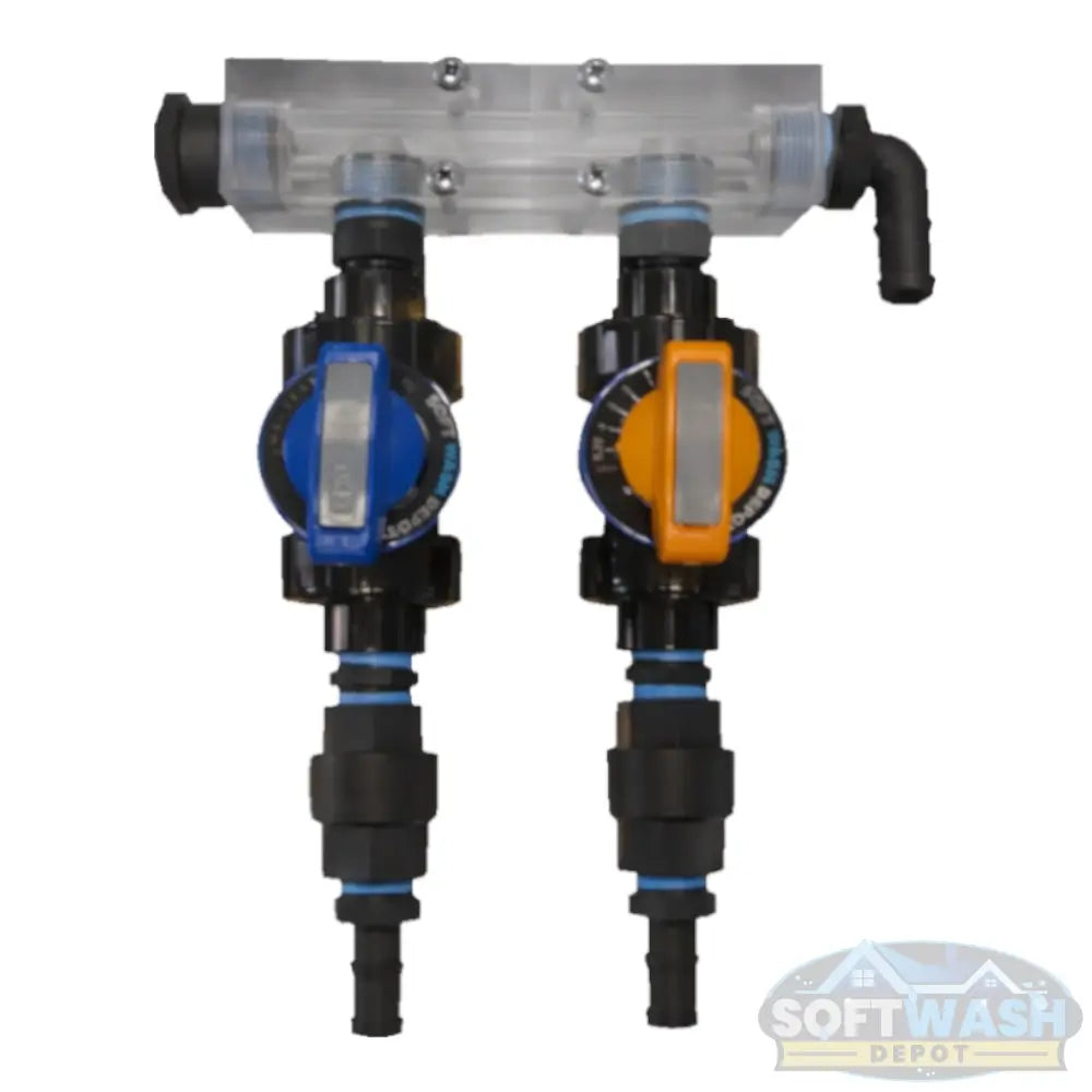 SWD EZ Blend (2 Port) Precision Flow Soft Wash Mixing Proportioner 2 Valves Only