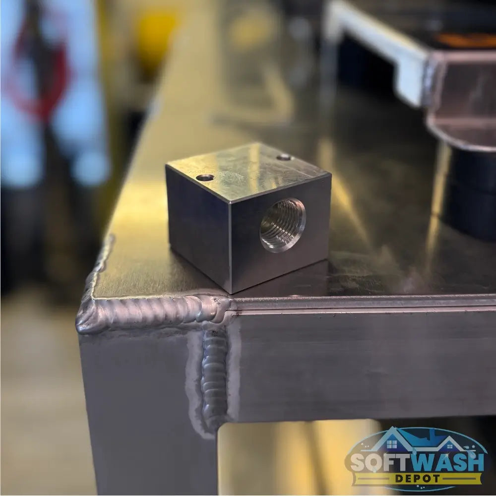 Soft Wash Depot Solid Aluminum Unloader Block