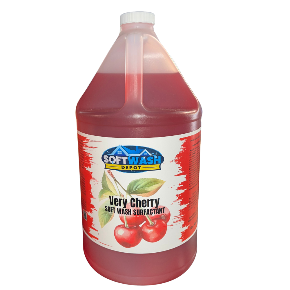 SWD Cherry Scented Soft Wash & Pressure Washing Surfactant Case (4 Gallons)